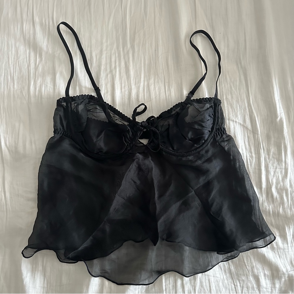 Skims black romance Babydoll  top